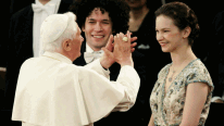 Hilary Hahn beim Papst